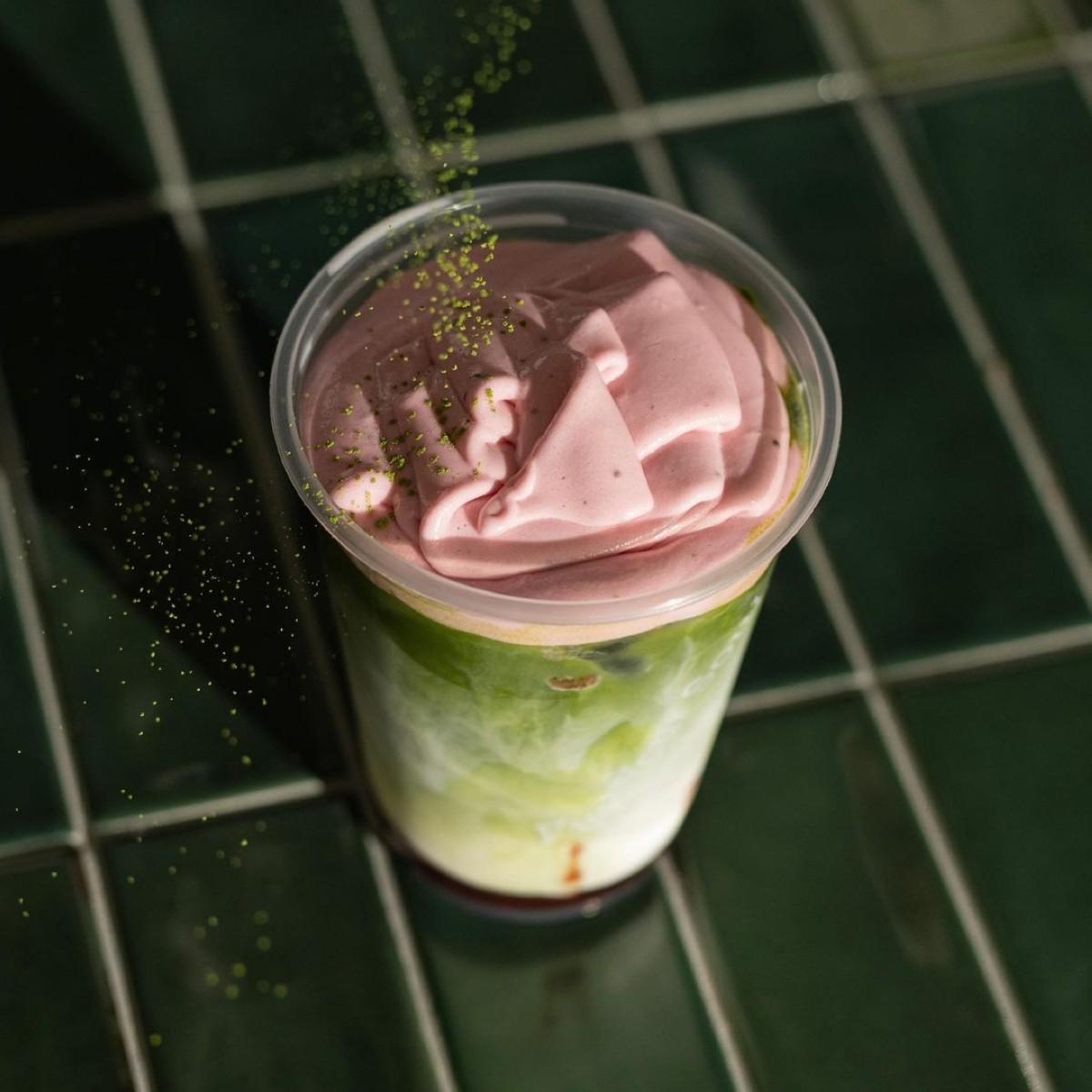 5 spots serving iced matcha cloud lattes in Riyadh